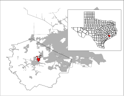 Location of Richmond, Texas