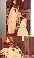 Fr. Cedric Prakash on the day of his ordination by Bishop Ferdinand Fonseca of Bombay on 27 April 1985 at St. Peter's Church, Bandra, Mumbai.