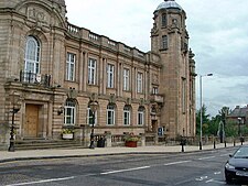 Câmara Municipal e Biblioteca de HamiltonIgreja paroquial de East Kilbride