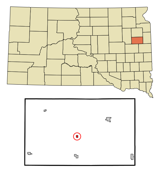 File:Hamlin County South Dakota Incorporated and Unincorporated areas Hayti Highlighted.svg