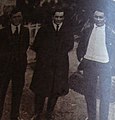 Harry Hayes, Ennis Hayes e Zenón Díaz no Campeonato Sul -americano 1916.