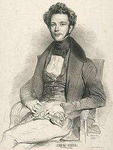 Henri Herz na obraze Achille Devéria z roku 1832