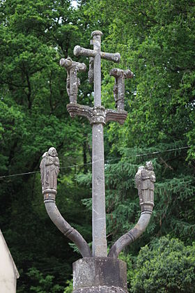 The Chapelle Notre-Dame-de-Lorette Calvary at Irvillac