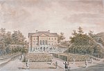 Gunnebo slott på en målning från 1827.