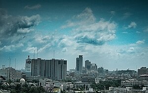 The skyline of Karachi