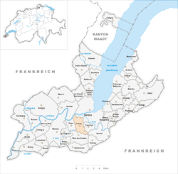 Lancy sijaitsee Geneven kantonissa, Sveitsin lounaisnurkassa.
