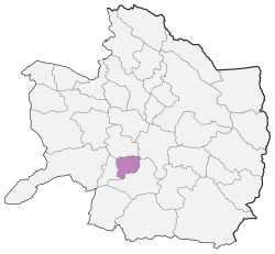 Location of Kashmar County in Razavi Khorasan province