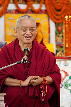 English: Kyabje Lama Thubten Zopa Rinpoche boo...