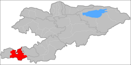 Distretto di Batken – Localizzazione