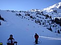 La Tania is known for its many wild ski-runs