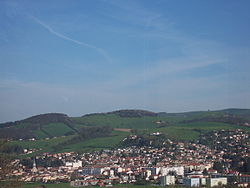 Skyline of La Talaudière