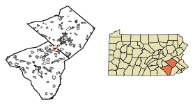 Localisation de AdamstownAdamschteddel