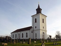 Lindbergs kyrka i december 2011.