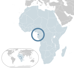 Localização República da Guiné Equatorial