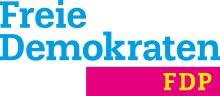 Parteilogo der FDP seit 2015