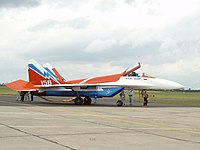 A 156-os oldalszm MiG-29OVT a berlini ILA 2006-on