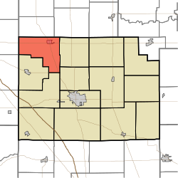 Location of Ross Township in Clinton County