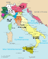 Carte de l'Italie au format SVG (1494)