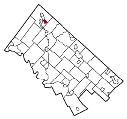 Map of Red Hill, Montgomery County, Pennsylvania Highlighted.gif