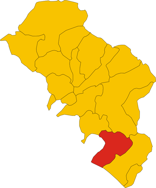 Poziția localității Comune di Carrara