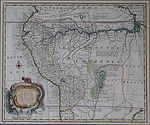 Mapa del Peru. Eman Bowen. Ca. 1750.