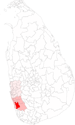 Location of Mathugama