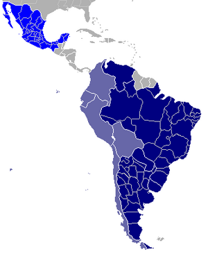      Países miembros      Países asociados      Países observadores