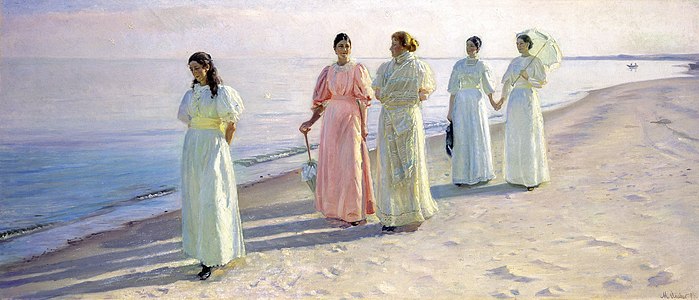 Gozara moe piluda (En strandpromenade, 1896)