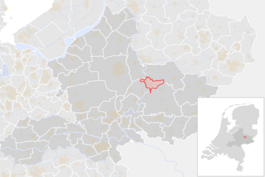 Locatie van de gemeente Zutphen (gemeentegrenzen CBS 2016)