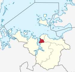 Vị trí của huyện Nyamagana trong vùng Mwanza