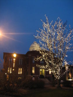 The Old McHenry County Courthouse , a National Register of Historic 