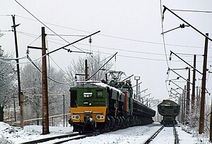 Dump car train in Uzbekistan