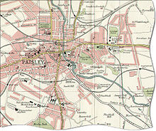 Map of Paisley 1923