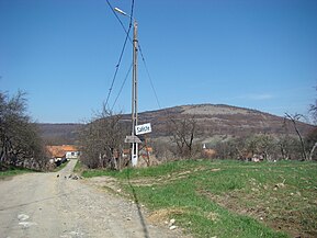 Intrarea în satul Săliște