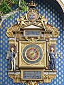 Vytis on top of Palais de la Cité's Tour de l'Horloge clock, Paris, since 1585