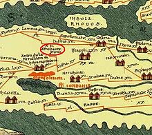 Une carte détaillée de la Palestine du 5e siècle