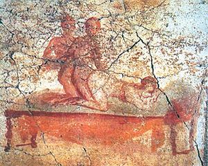 Another Pompeii brothel fresco