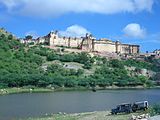 Amer Fort overlooking Maota Lake