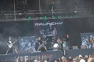 Raunchy performing at With Full Force 2009