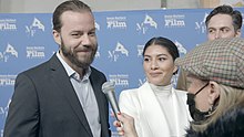 Rich Williamson and Shasha Nakhai at the 2022 Santa Barbara International Film Festival in Santa Barbara, California.