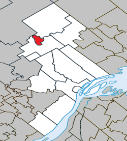 Location within D'Autray RCM.