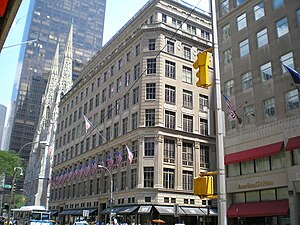 The flagship Saks Fifth Avenue store in Manhattan.