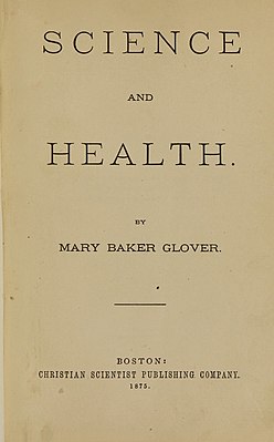 Первое издание «Науки и здоровья» (1875)