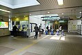 汐留駅改札（2015年5月28日撮影）