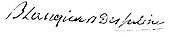 signature de Nicolas Blanquart