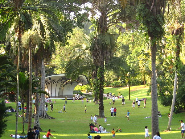 Singapore Botanic Gardens, a UNESCO world heritage site.