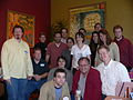 Group shot before leaving Panera Bread