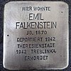 Stolperstein für Emil Falkenstein