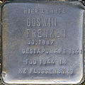 Stolperstein für Goswin Frenken (Uni-Vorplatz)