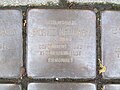 der Stolperstein für Moritz Neuhahn